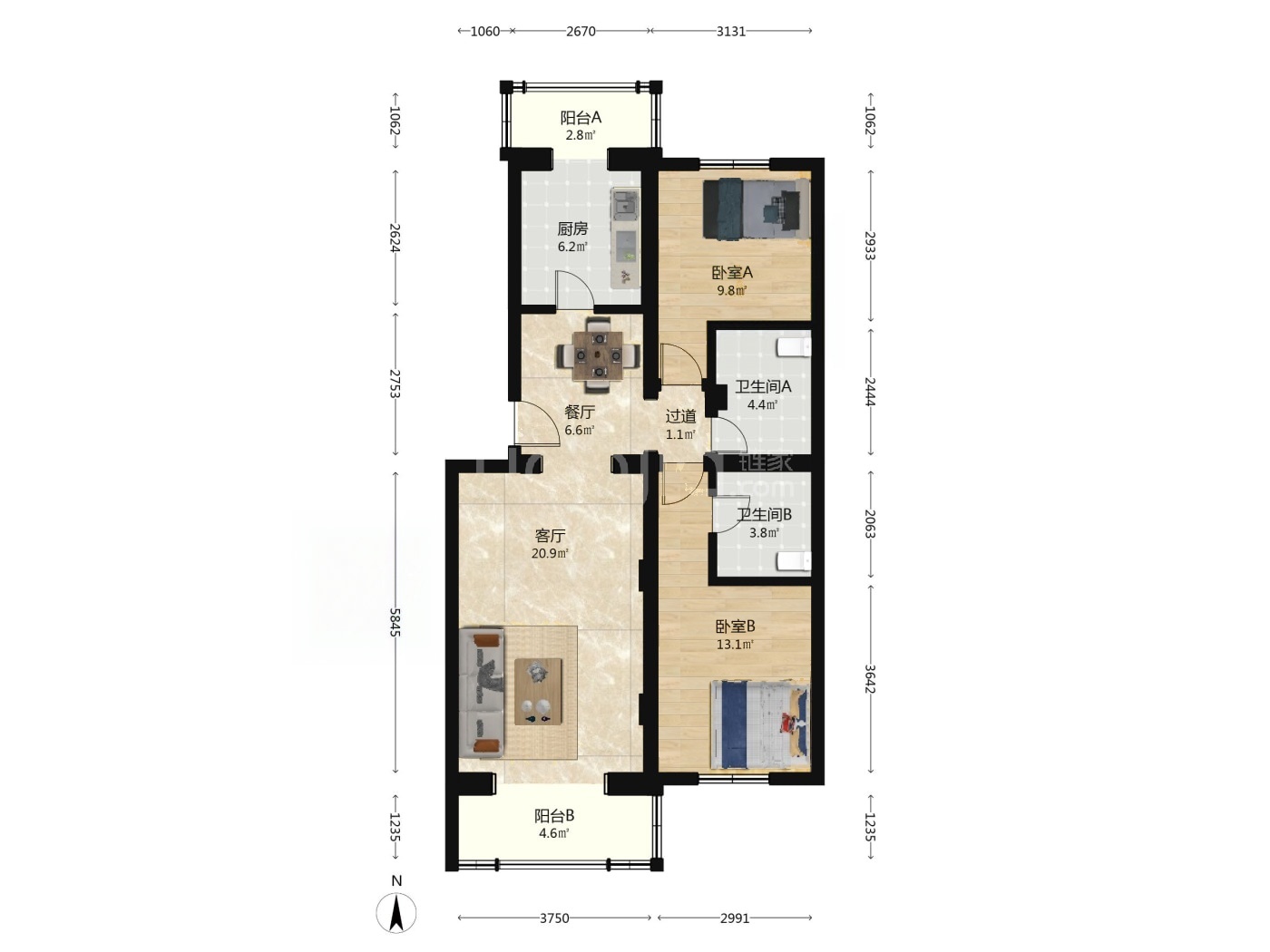 北京天通苑四区二手房房源图片