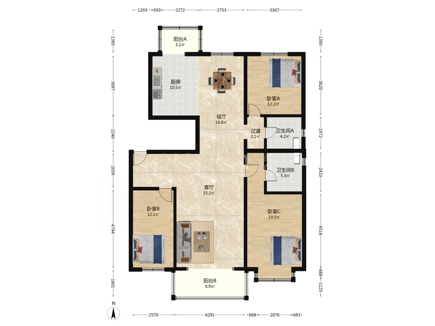北京天通苑中苑二手房房源图片