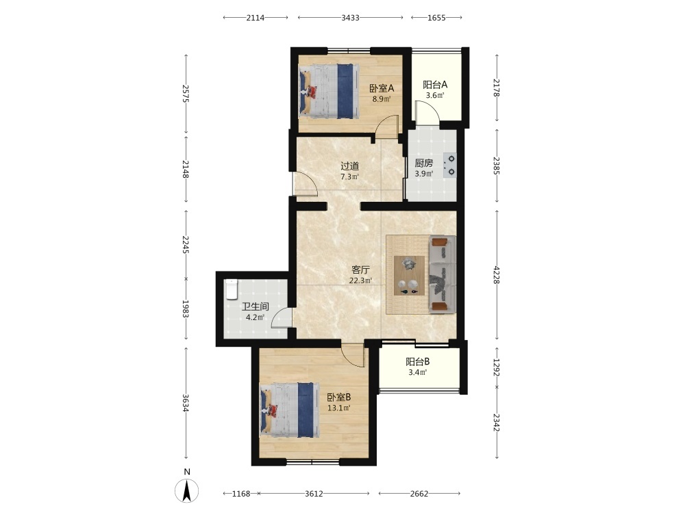 北京天通苑东一区二手房房源图片
