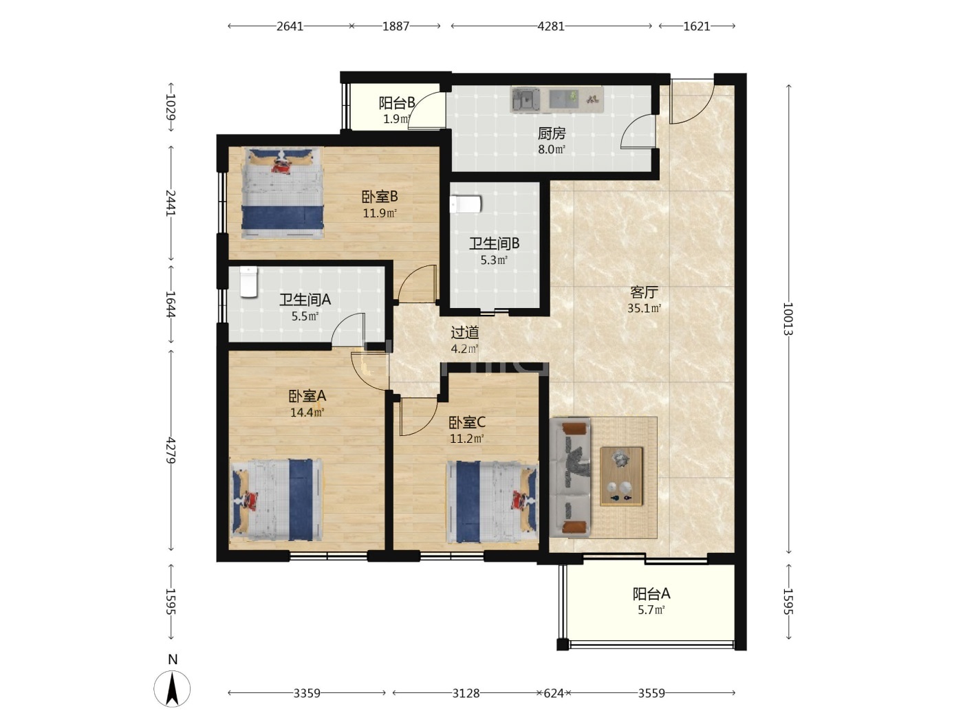 北京天通苑东二区二手房房源图片