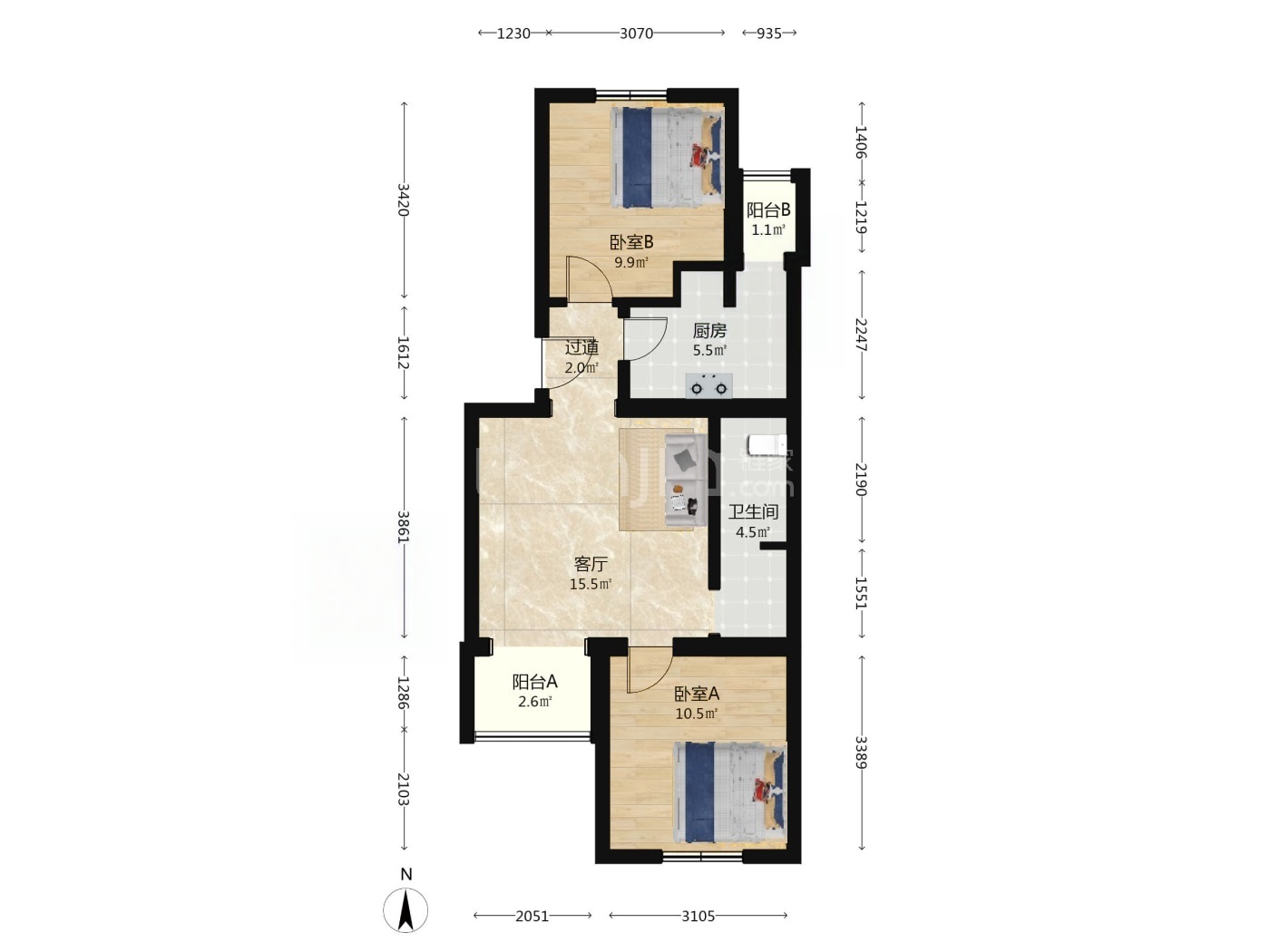 北京天通苑四区二手房房源图片