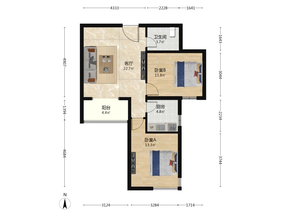 北京晨月园二手房房源图片