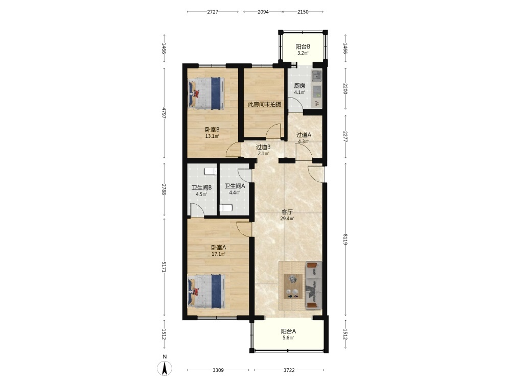 北京天通苑北三区二手房房源图片