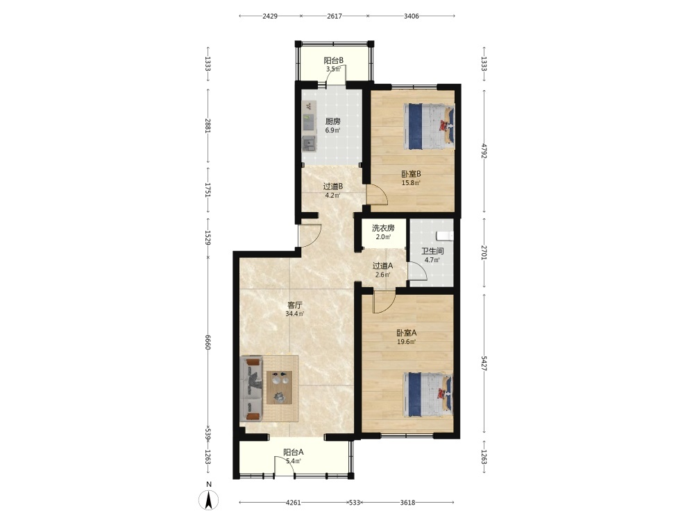 北京天通苑东二区二手房房源图片