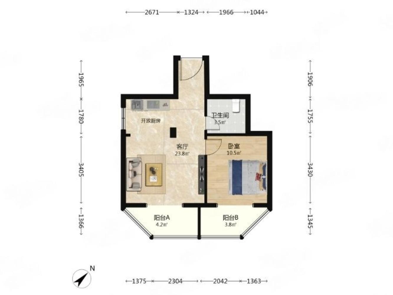 北京晨月园二手房房源图片