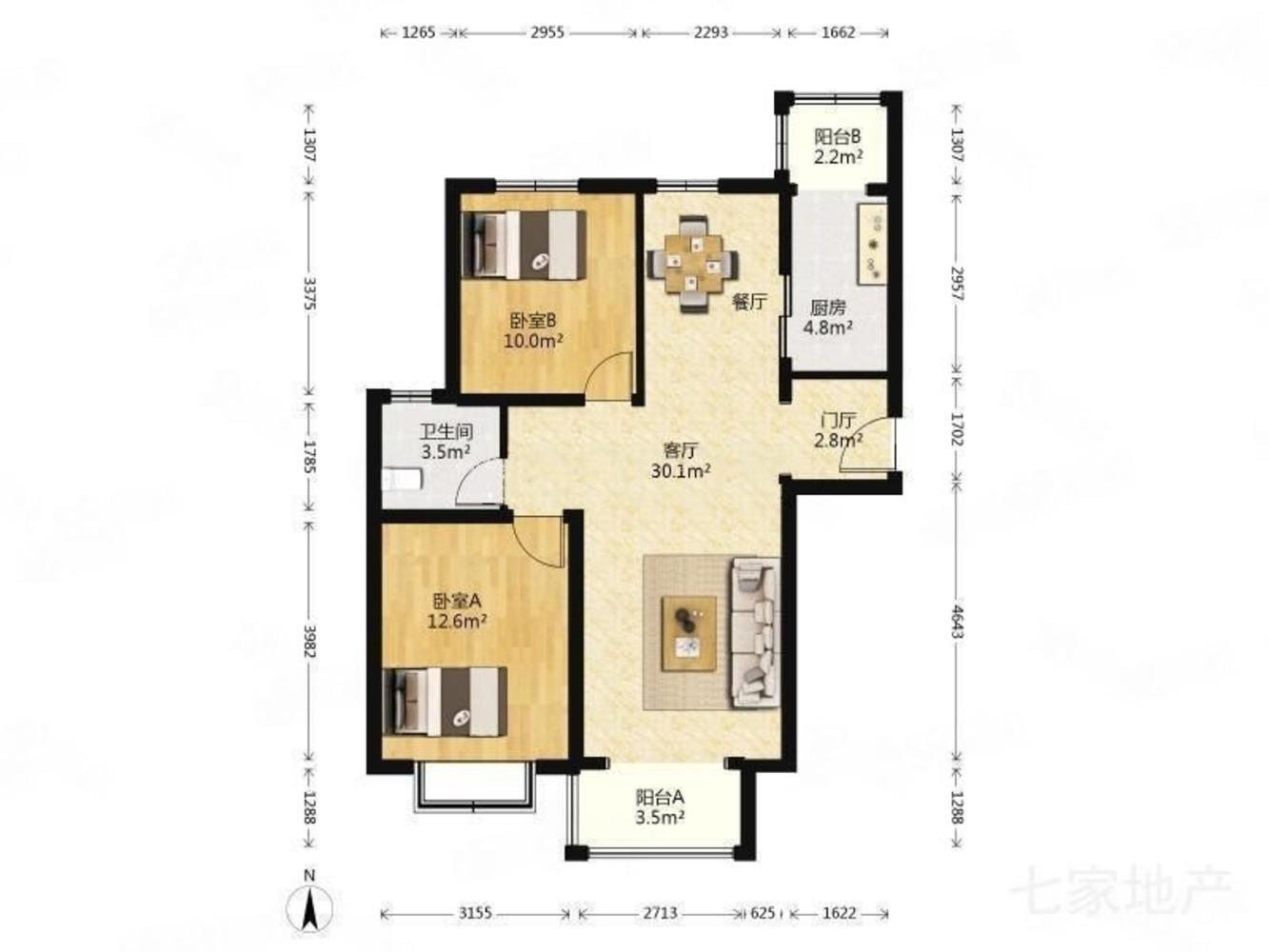 北京恒盛波尔多小镇(北区)二手房房源图片