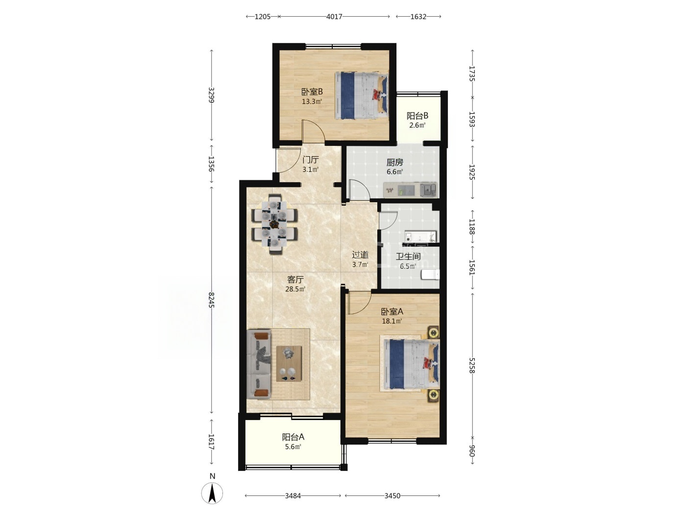 北京怡丽南园二手房房源图片