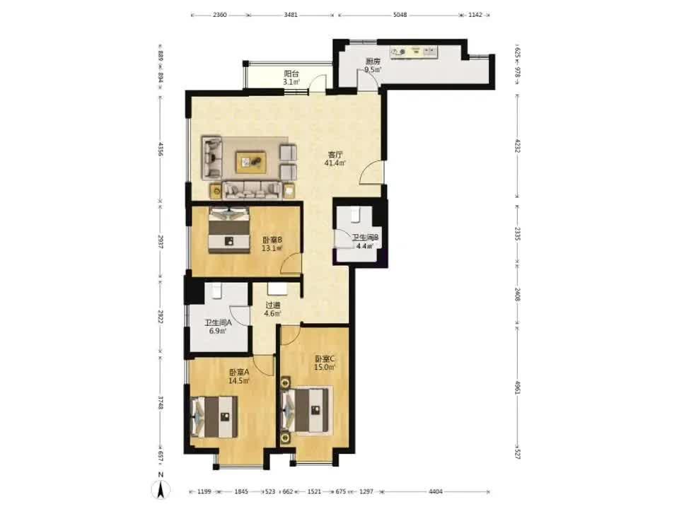 北京悠唐麒麟公馆二手房房源图片