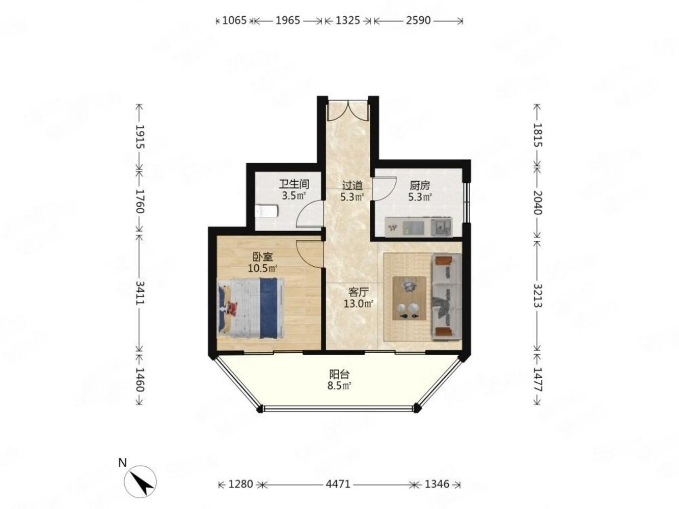 北京晨月园二手房房源图片