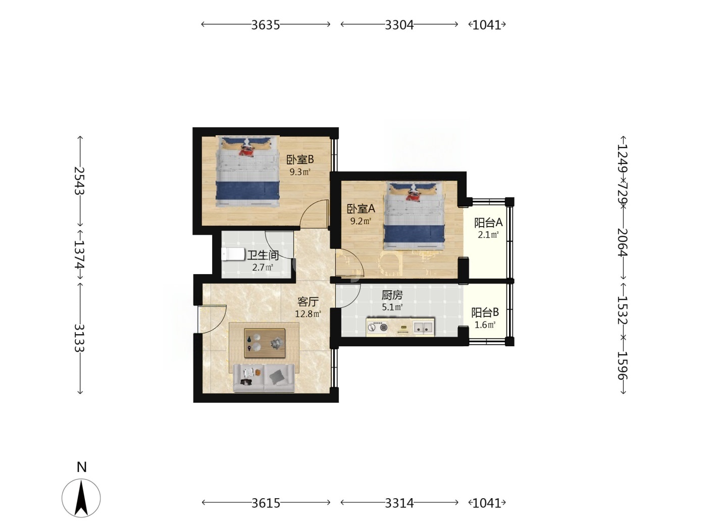 北京畅柳园二手房房源图片