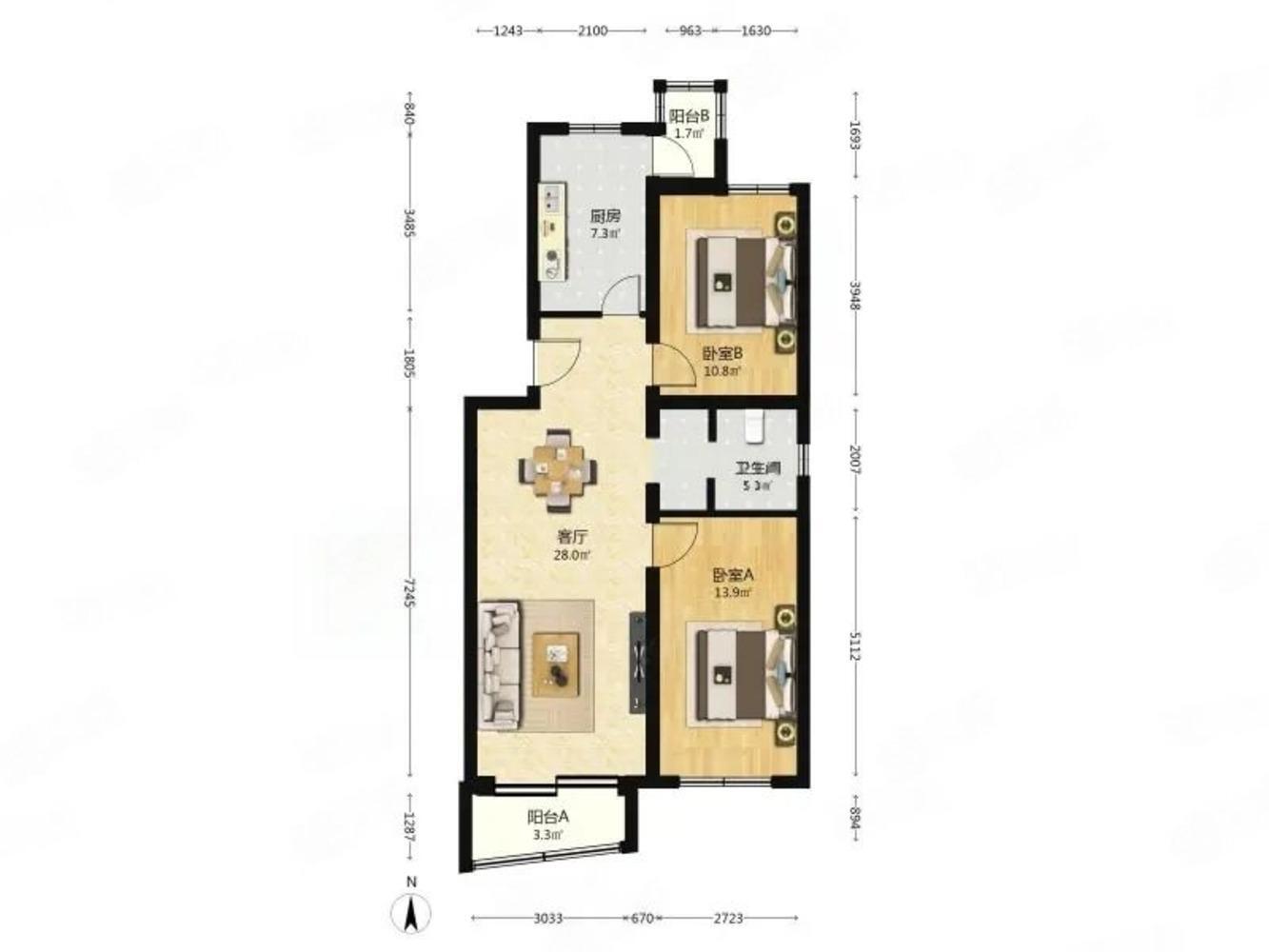 北京鸿博家园六区二手房房源图片