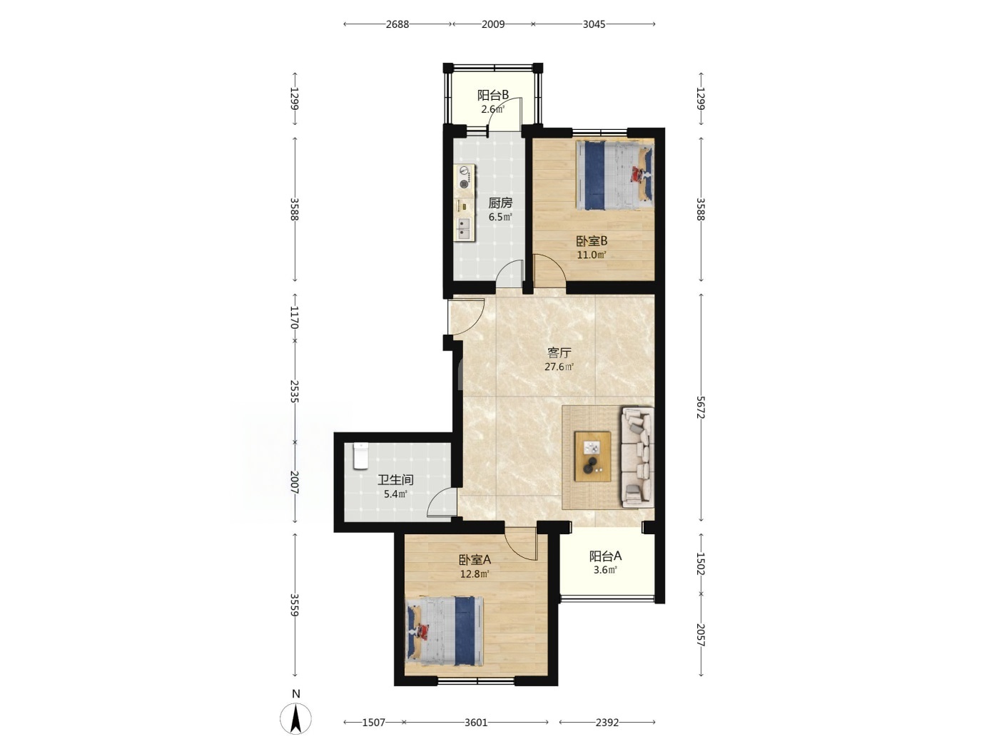 北京天通苑东二区二手房房源图片