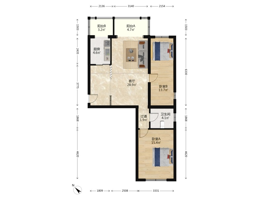 北京天通苑北三区二手房房源图片