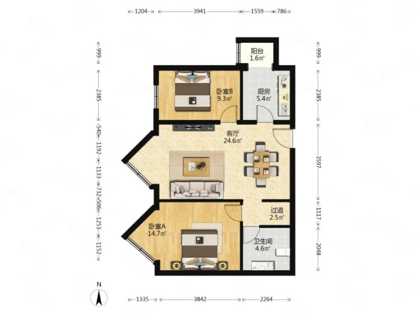 北京恋日绿岛小区二手房房源图片