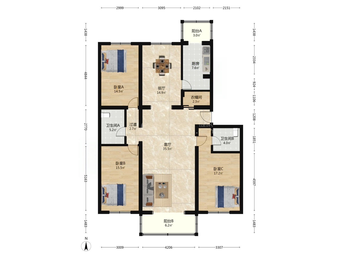 北京天通苑北三区二手房房源图片