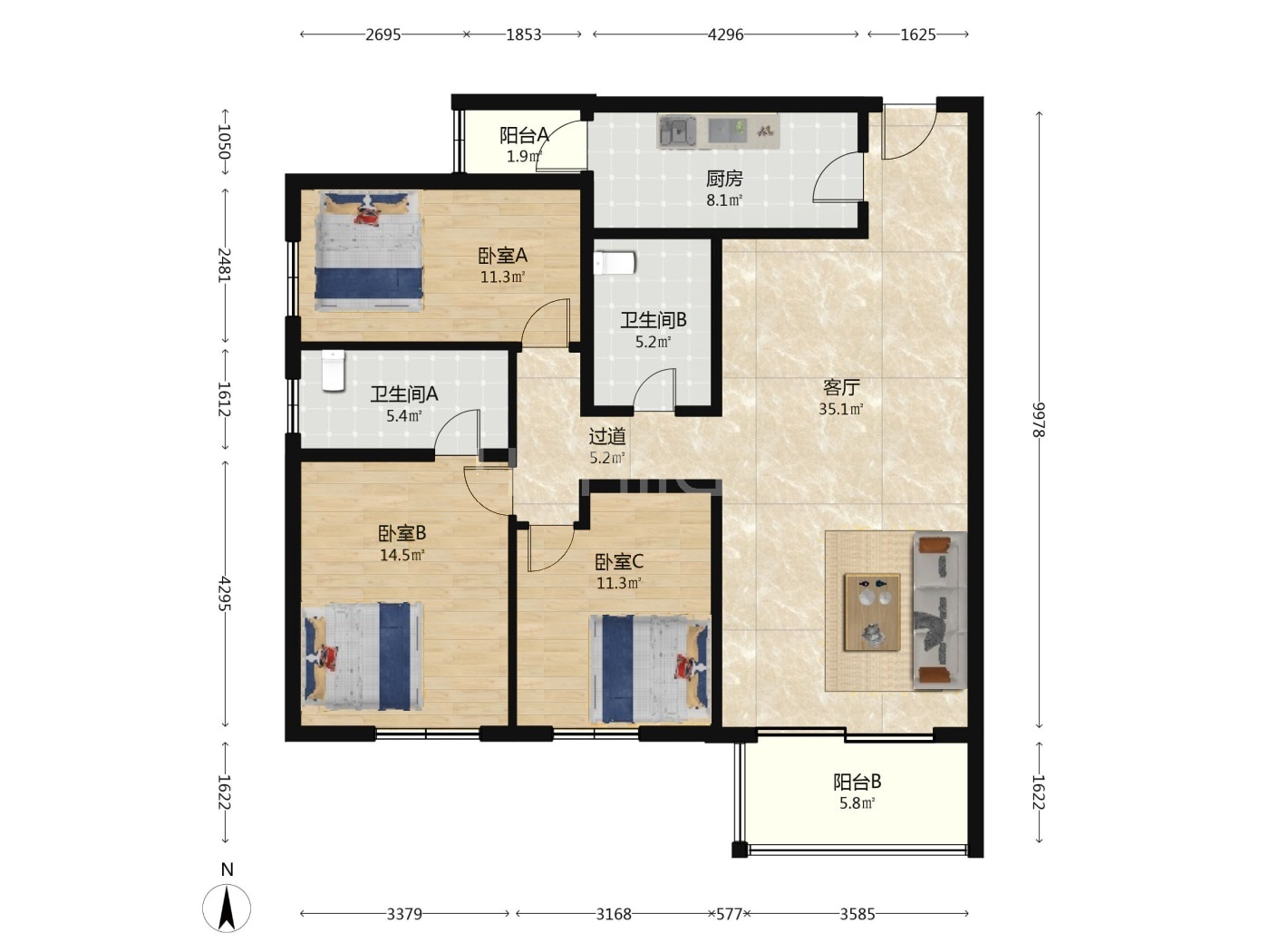 北京天通苑东二区二手房房源图片