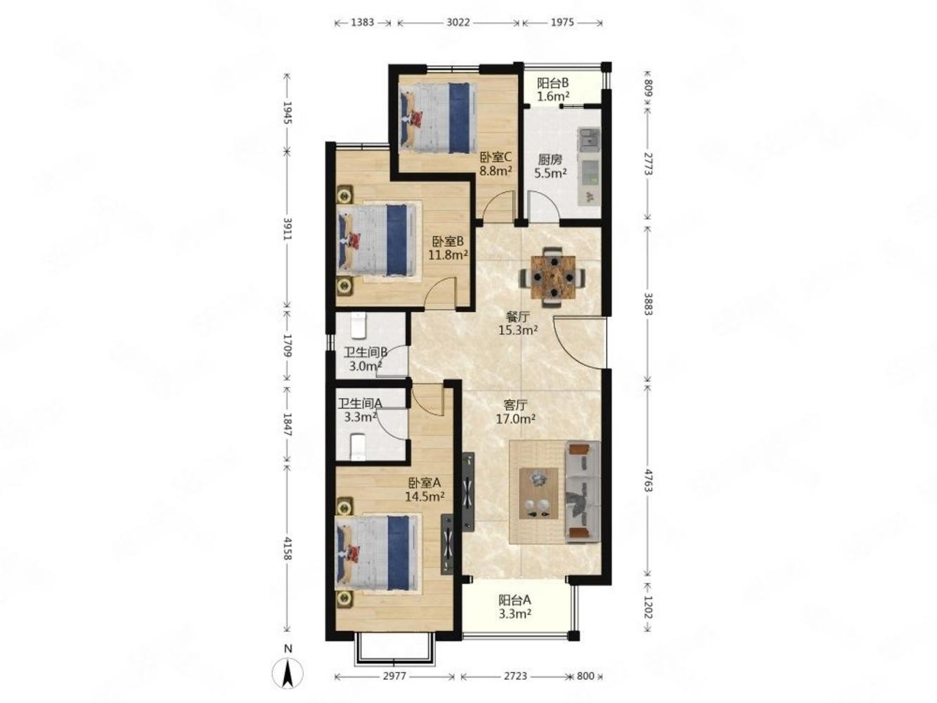 北京江南山水二手房房源图片