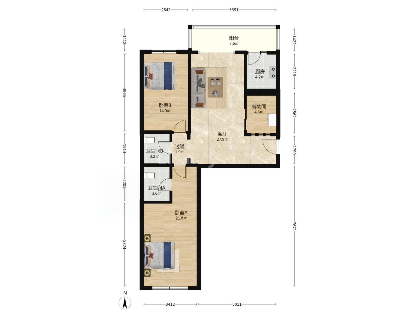北京天通苑北二区二手房房源图片