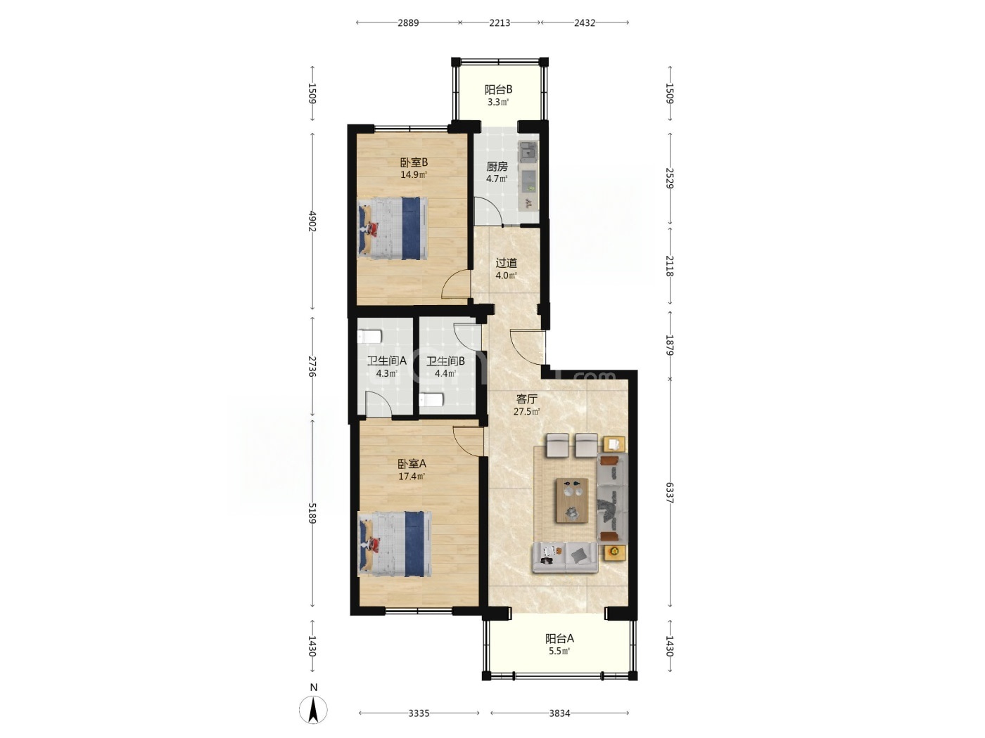 北京天通苑北三区二手房房源图片