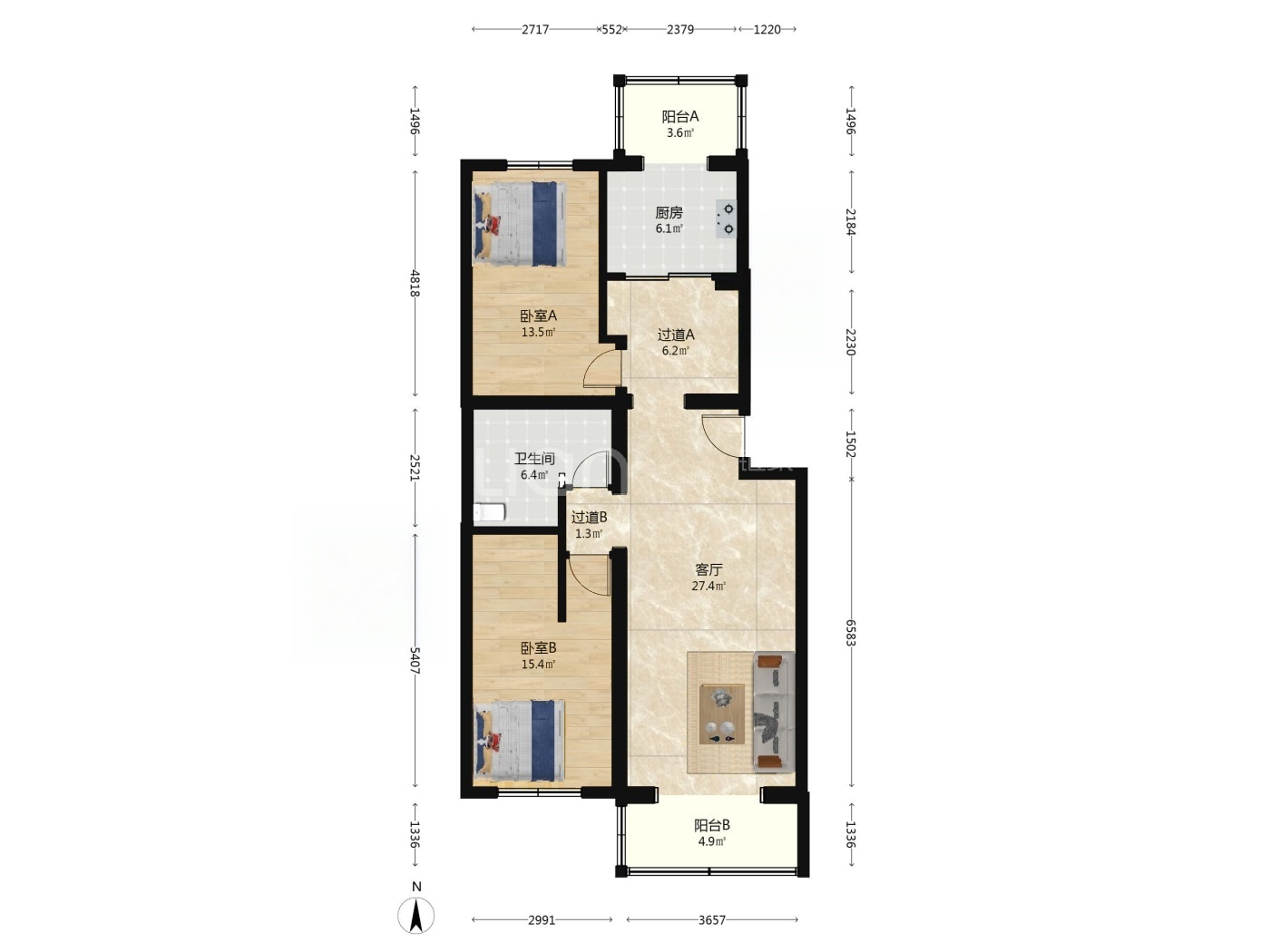 北京天通苑北三区二手房房源图片