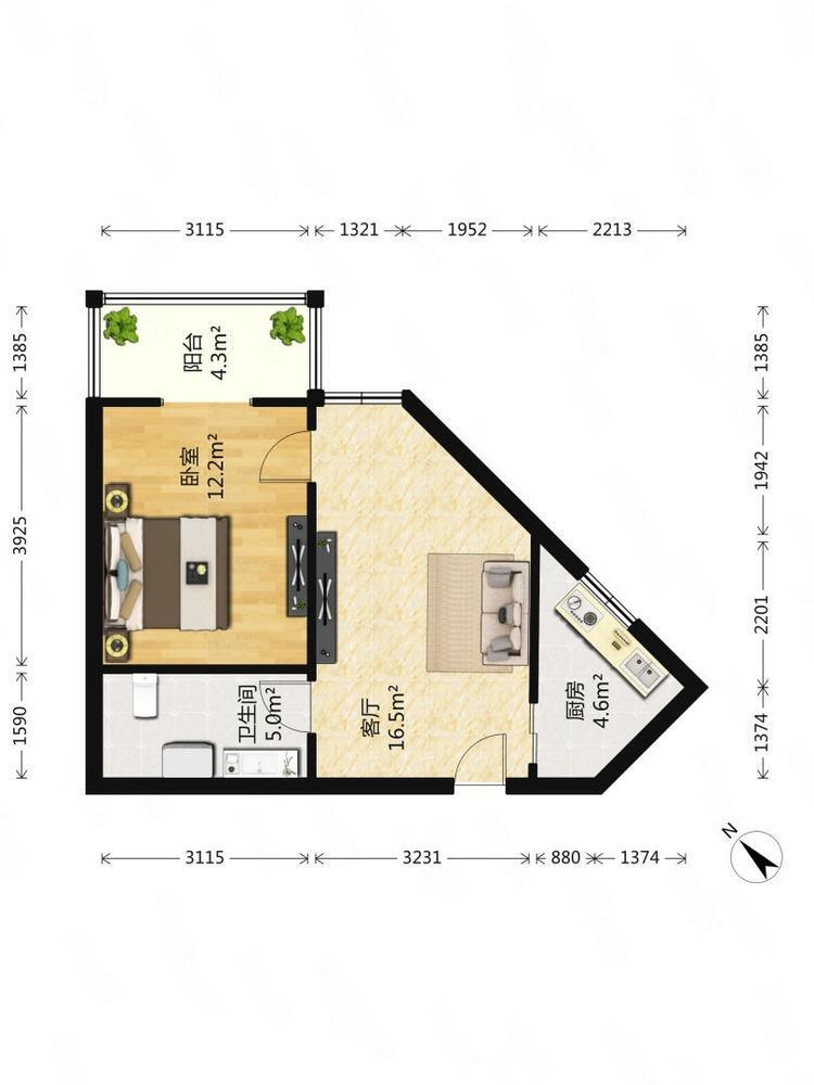 北京晨月园二手房房源图片