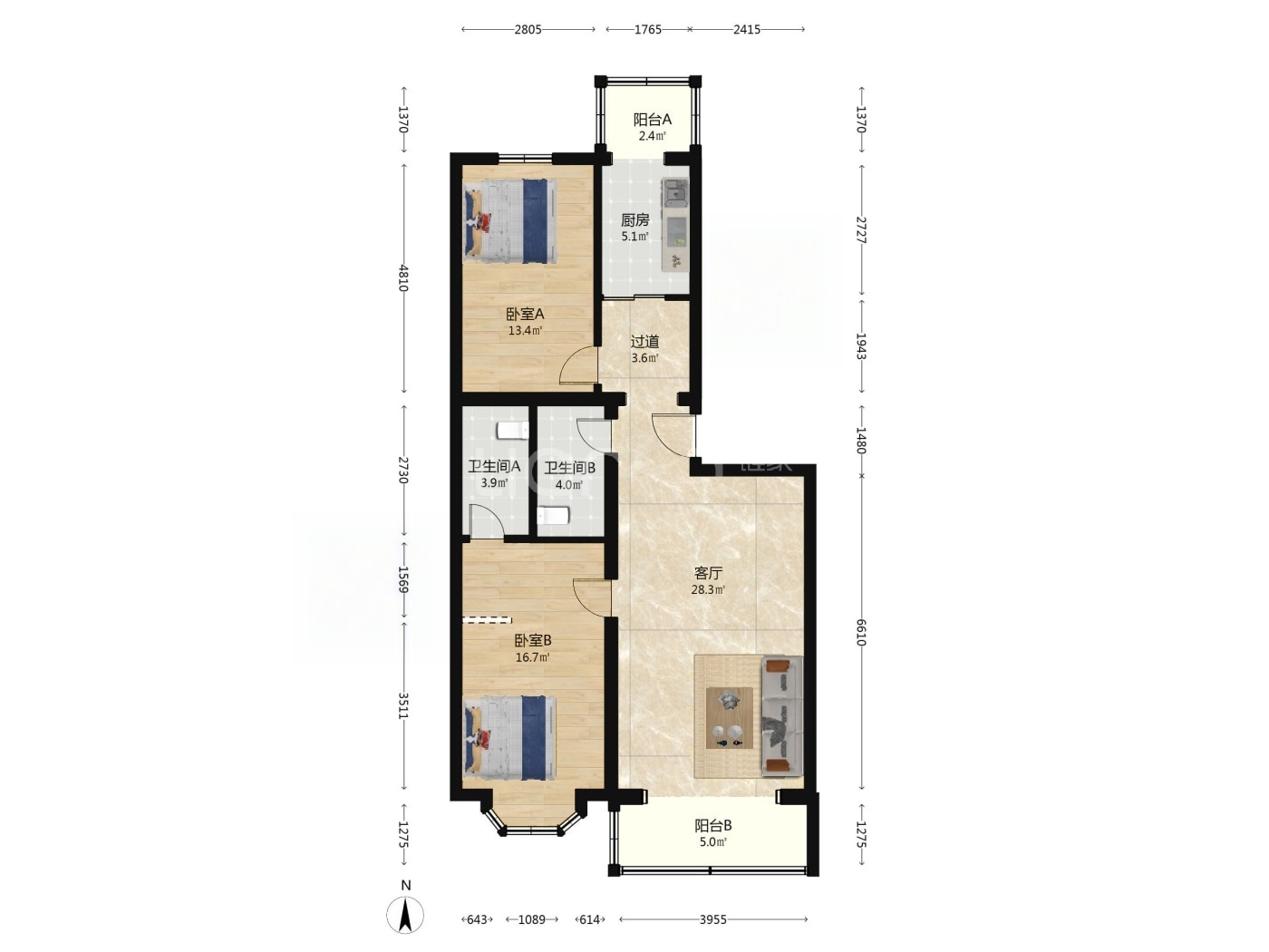 北京天通苑北一区二手房房源图片