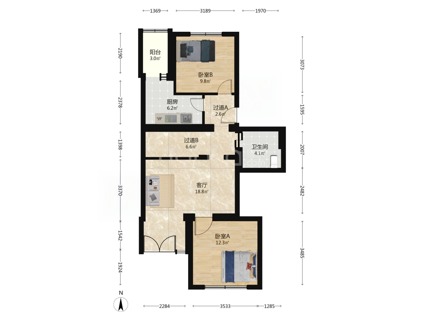 北京天通苑东一区二手房房源图片
