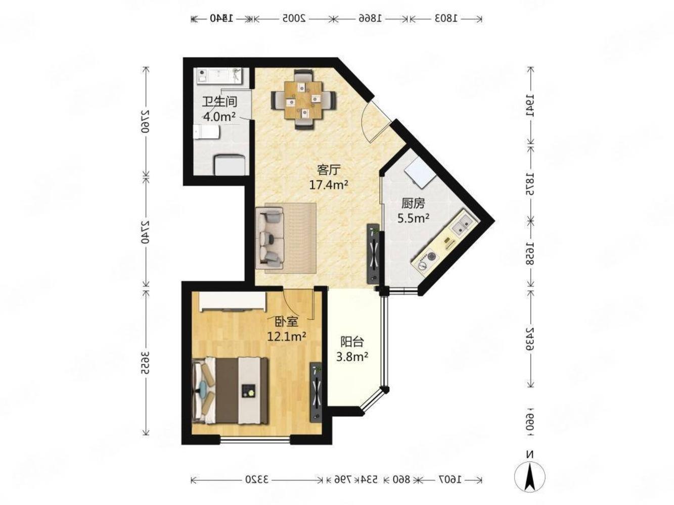 北京晨月园二手房房源图片