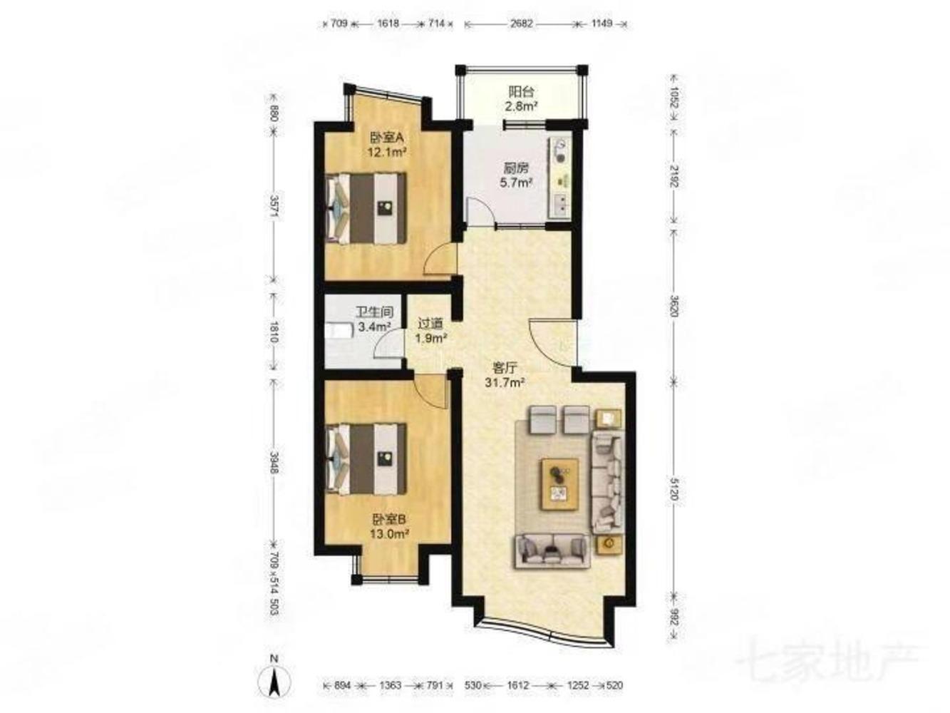 北京蓝天花园二手房房源图片