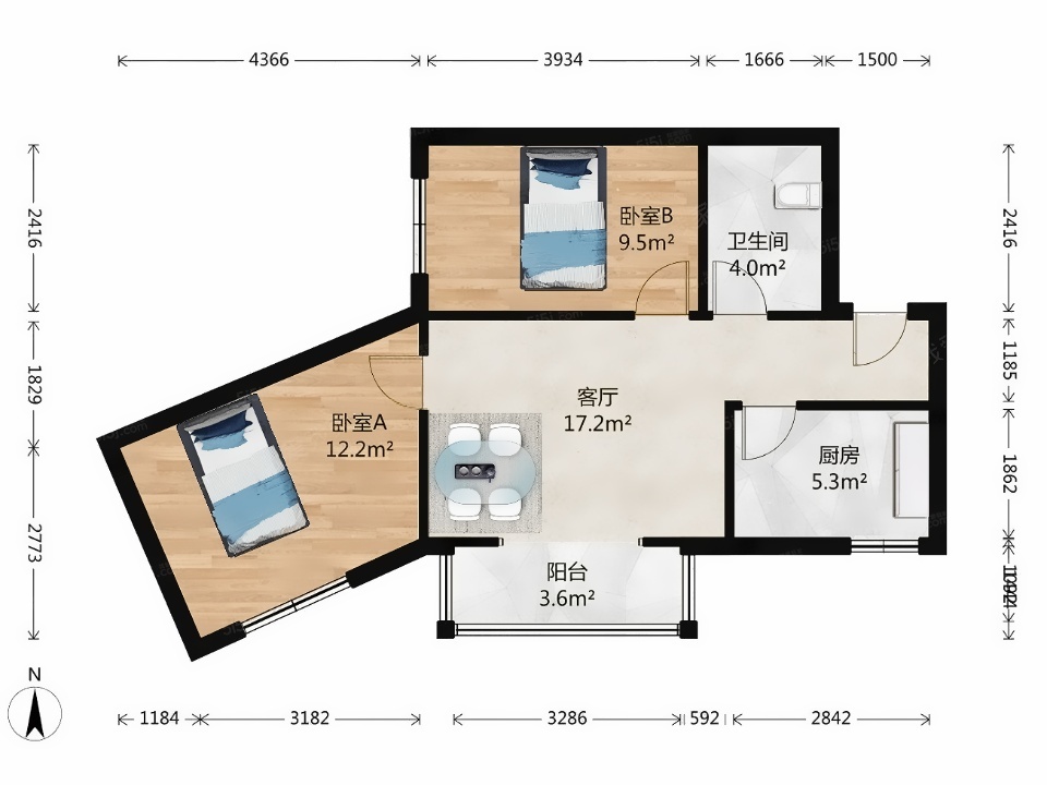 北京天桥北里二手房房源图片