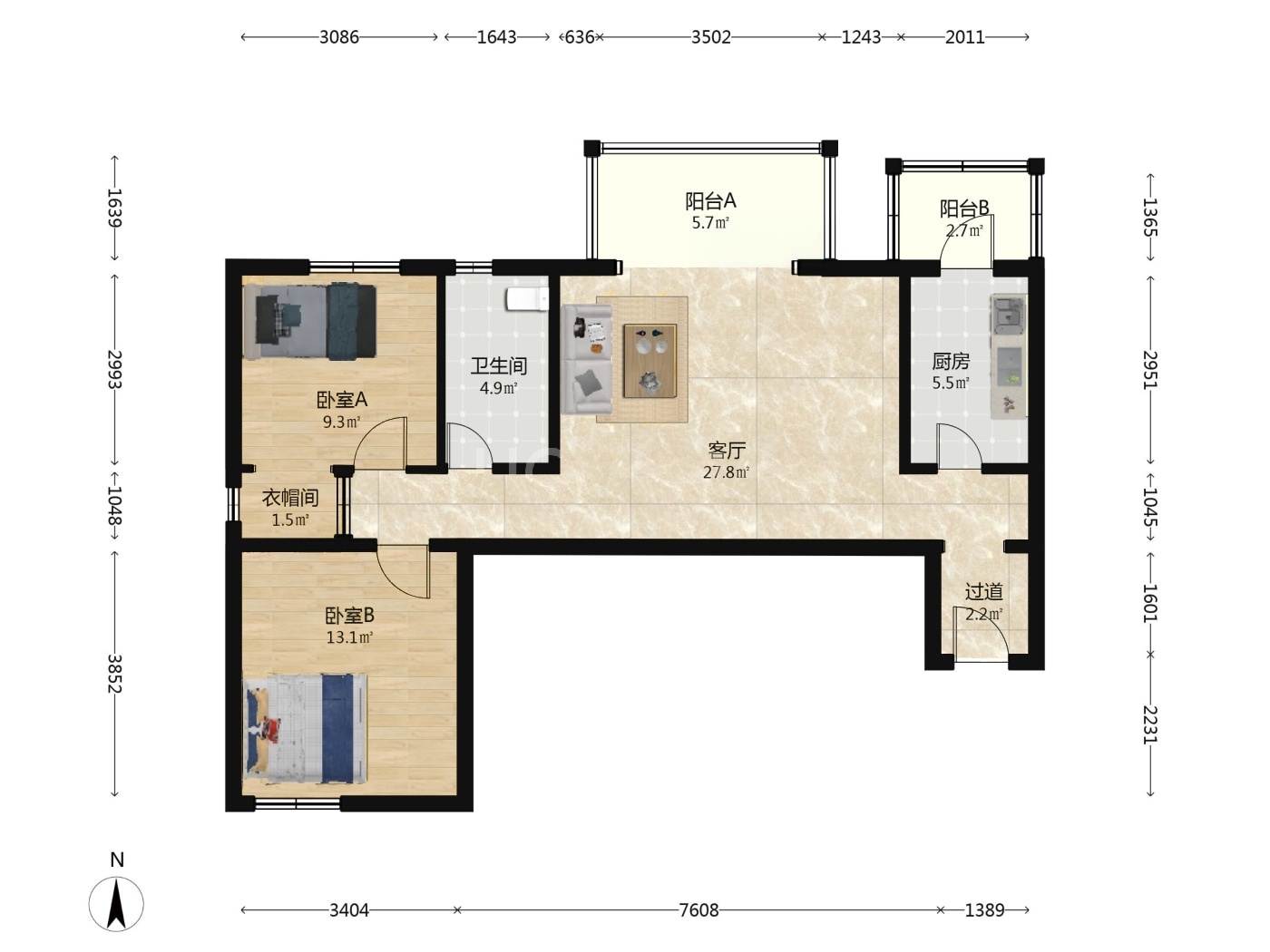 北京天通苑东一区二手房房源图片
