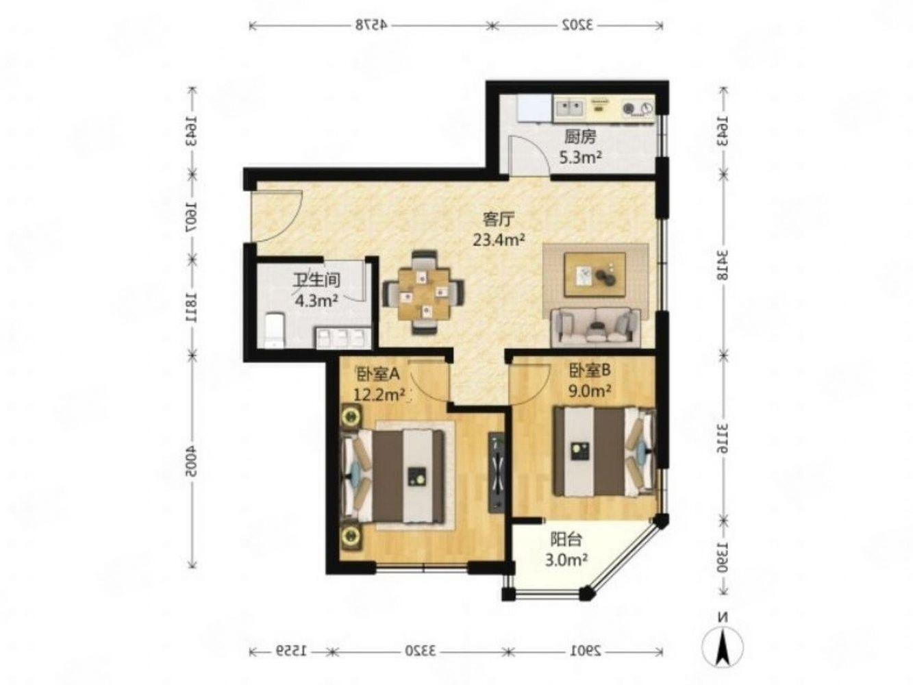 北京晨月园二手房房源图片