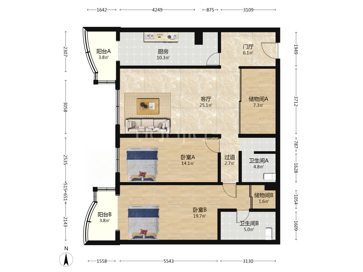 北京天通苑东三区二手房房源图片