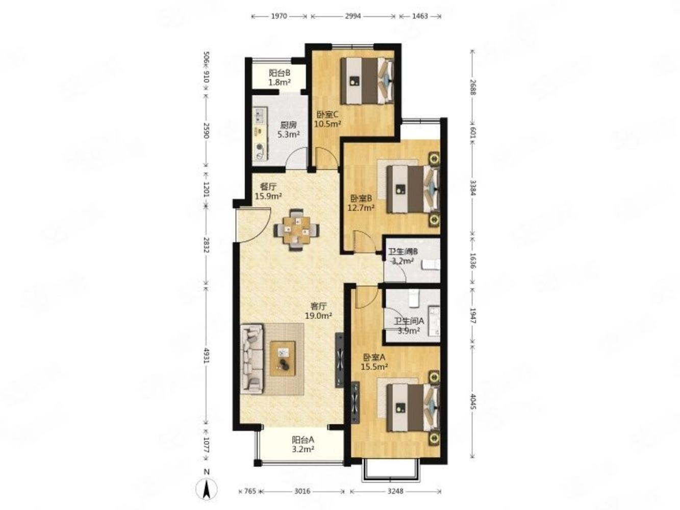 北京江南山水二手房房源图片