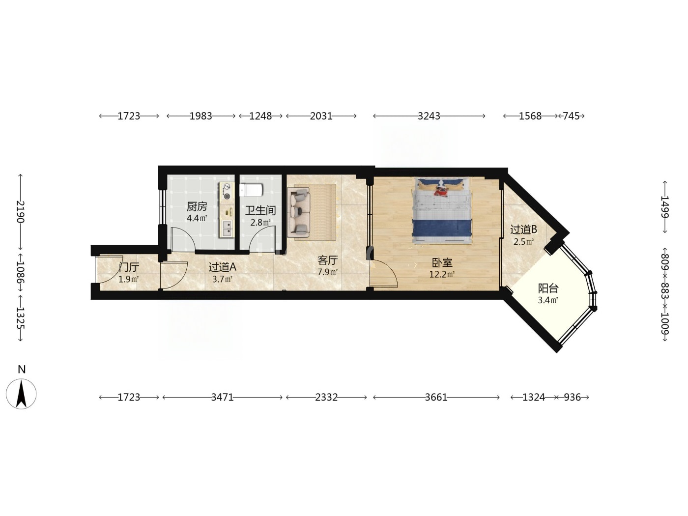 北京右安门外大街二手房房源图片