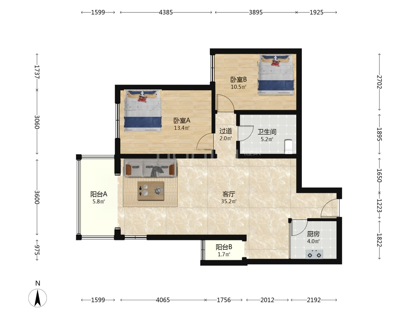 北京天通苑东一区二手房房源图片