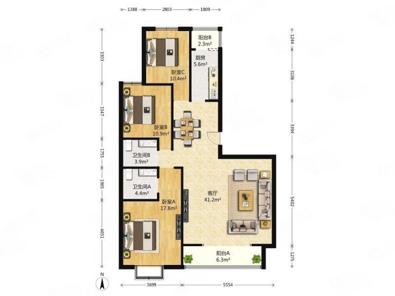 北京江南山水二手房房源图片