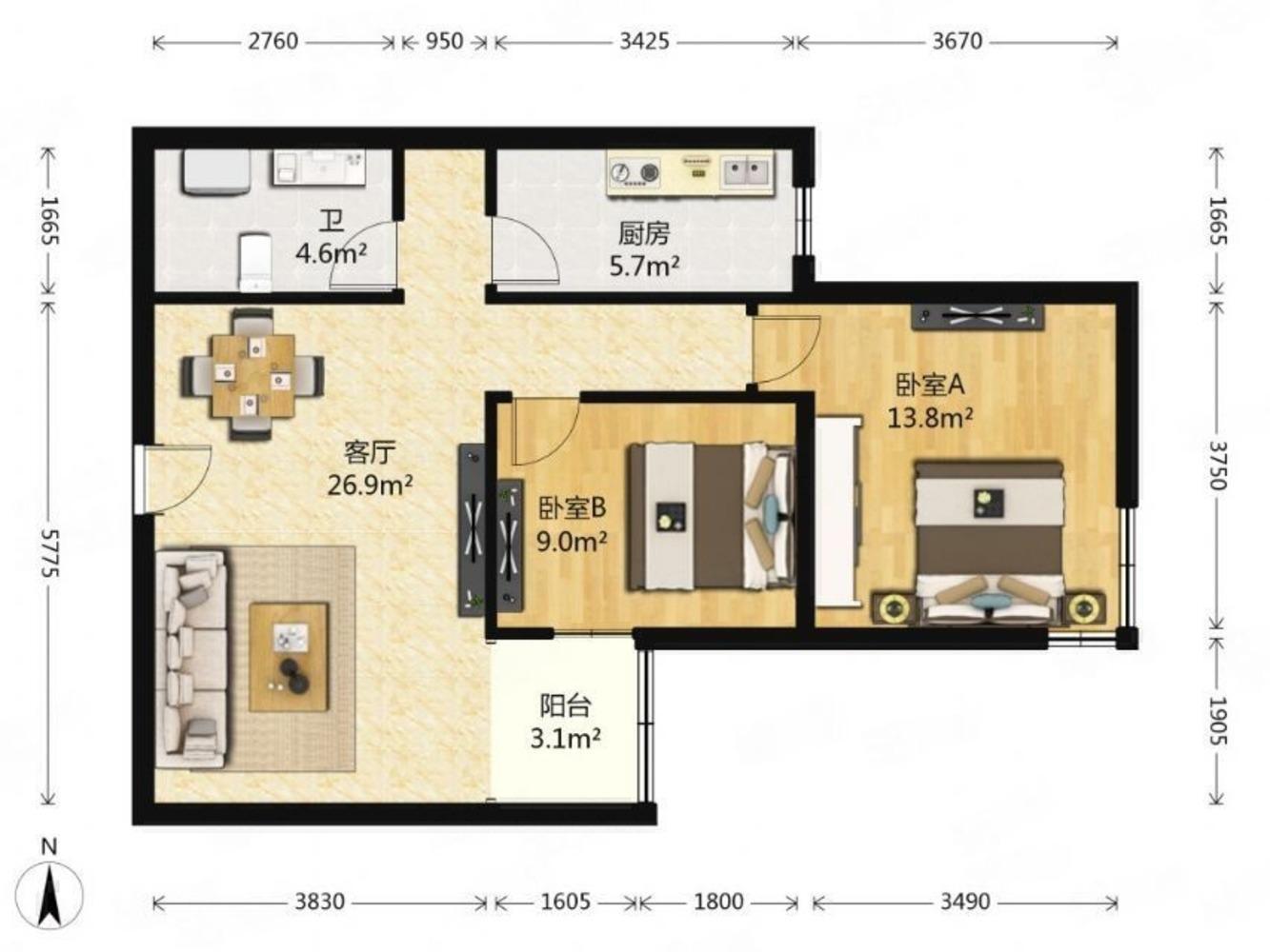 北京金夕园二手房房源图片
