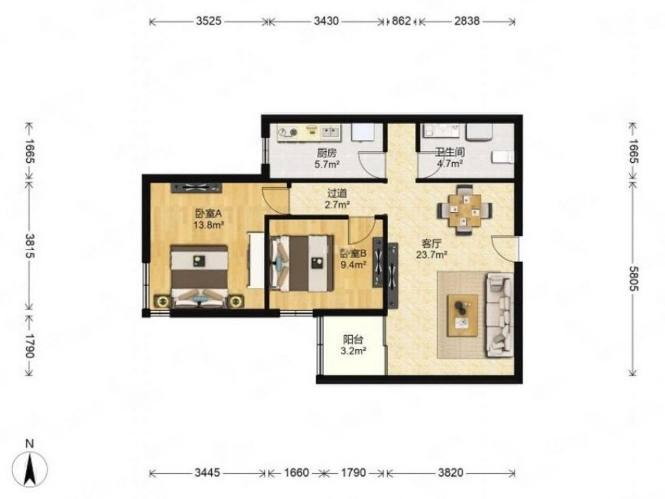 北京金夕园二手房房源图片