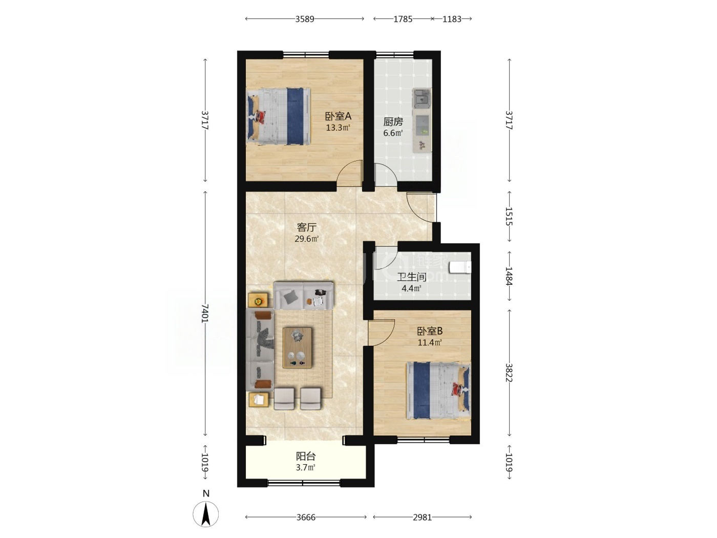 北京云龙家园二手房房源图片