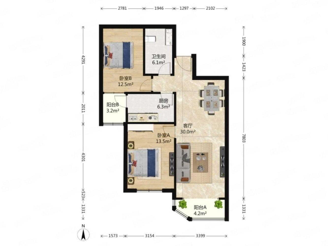 北京金夕园二手房房源图片