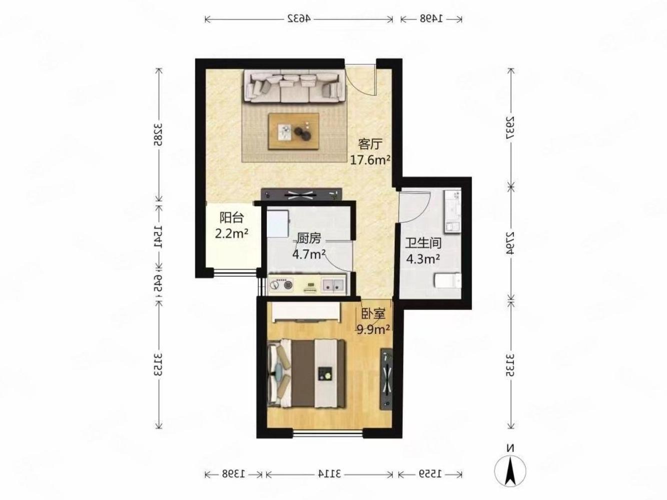 北京晨月园二手房房源图片