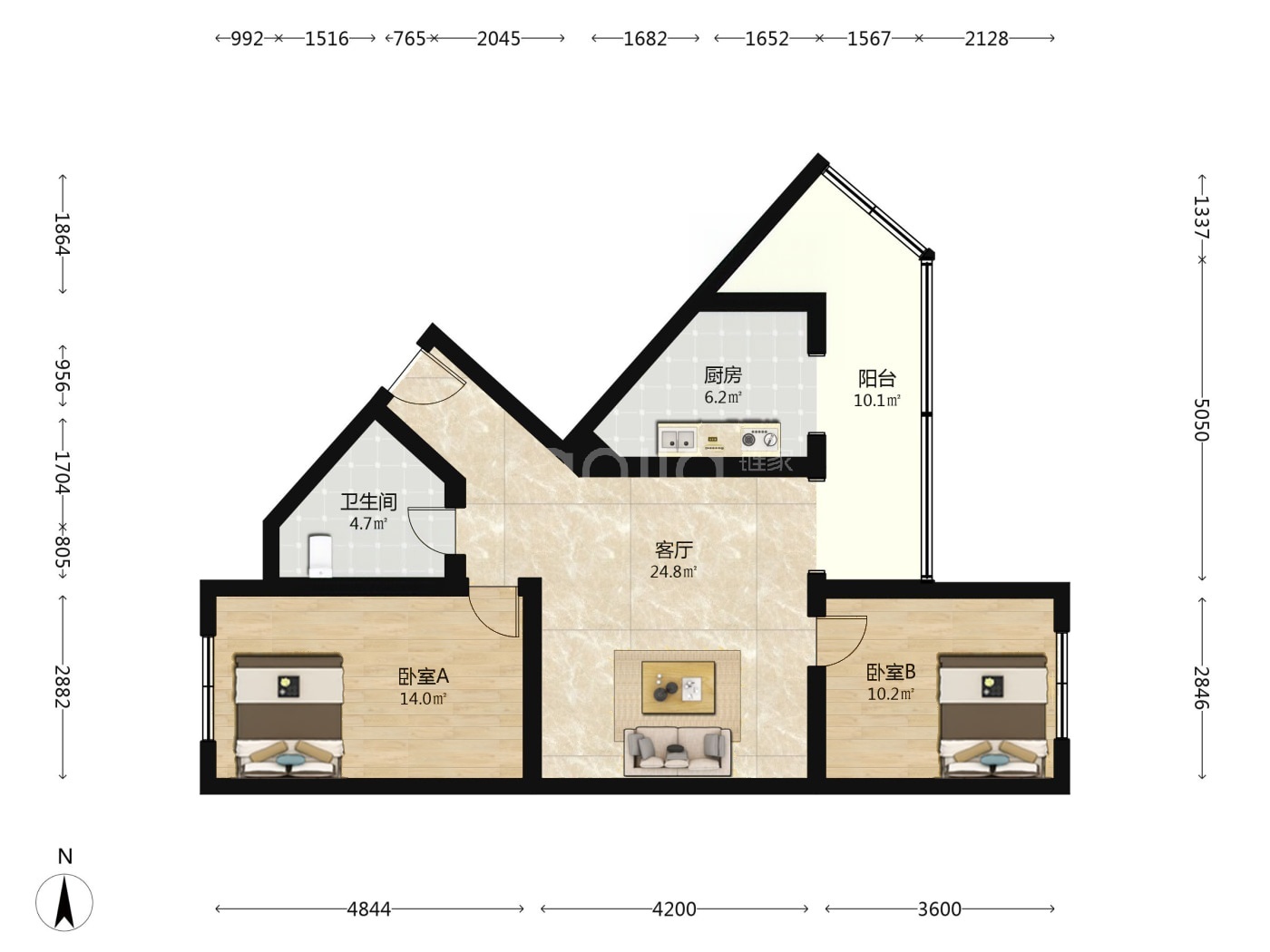 北京天通苑北三区二手房房源图片