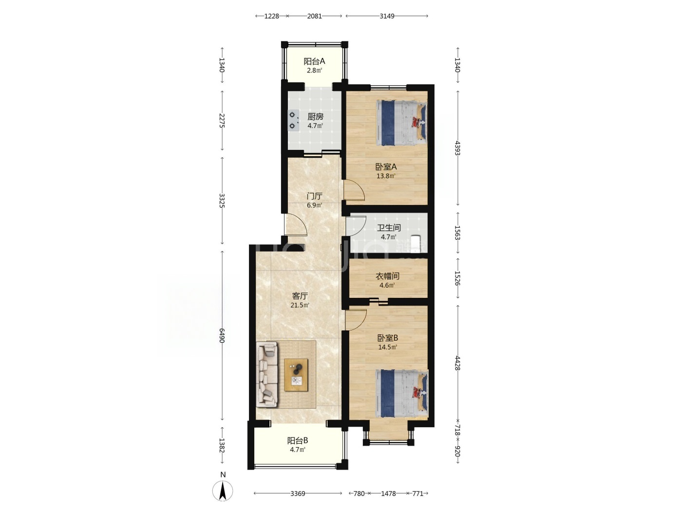 北京天通苑中苑二手房房源图片