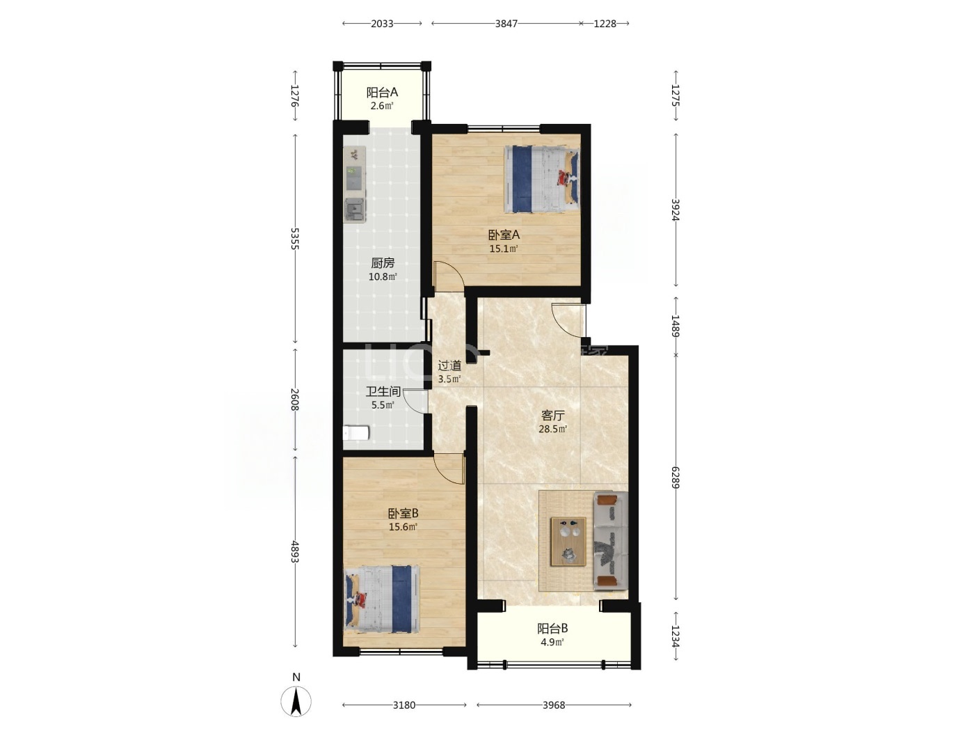 北京天通苑东二区二手房房源图片