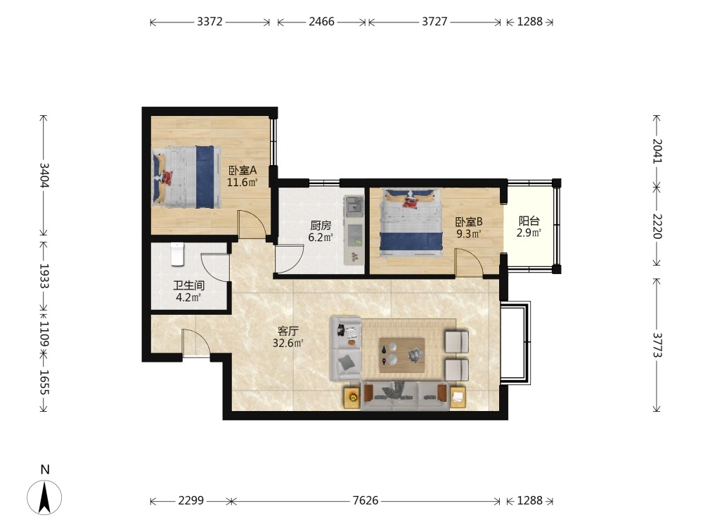 北京天通苑北一区二手房房源图片