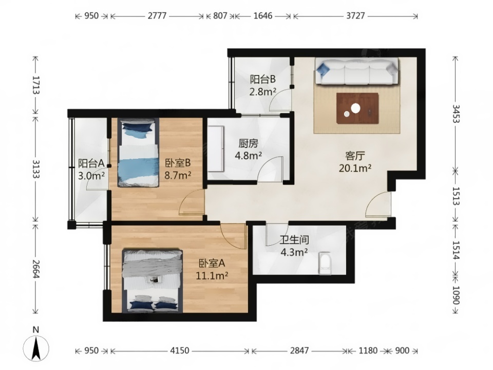 北京开阳里六区二手房房源图片