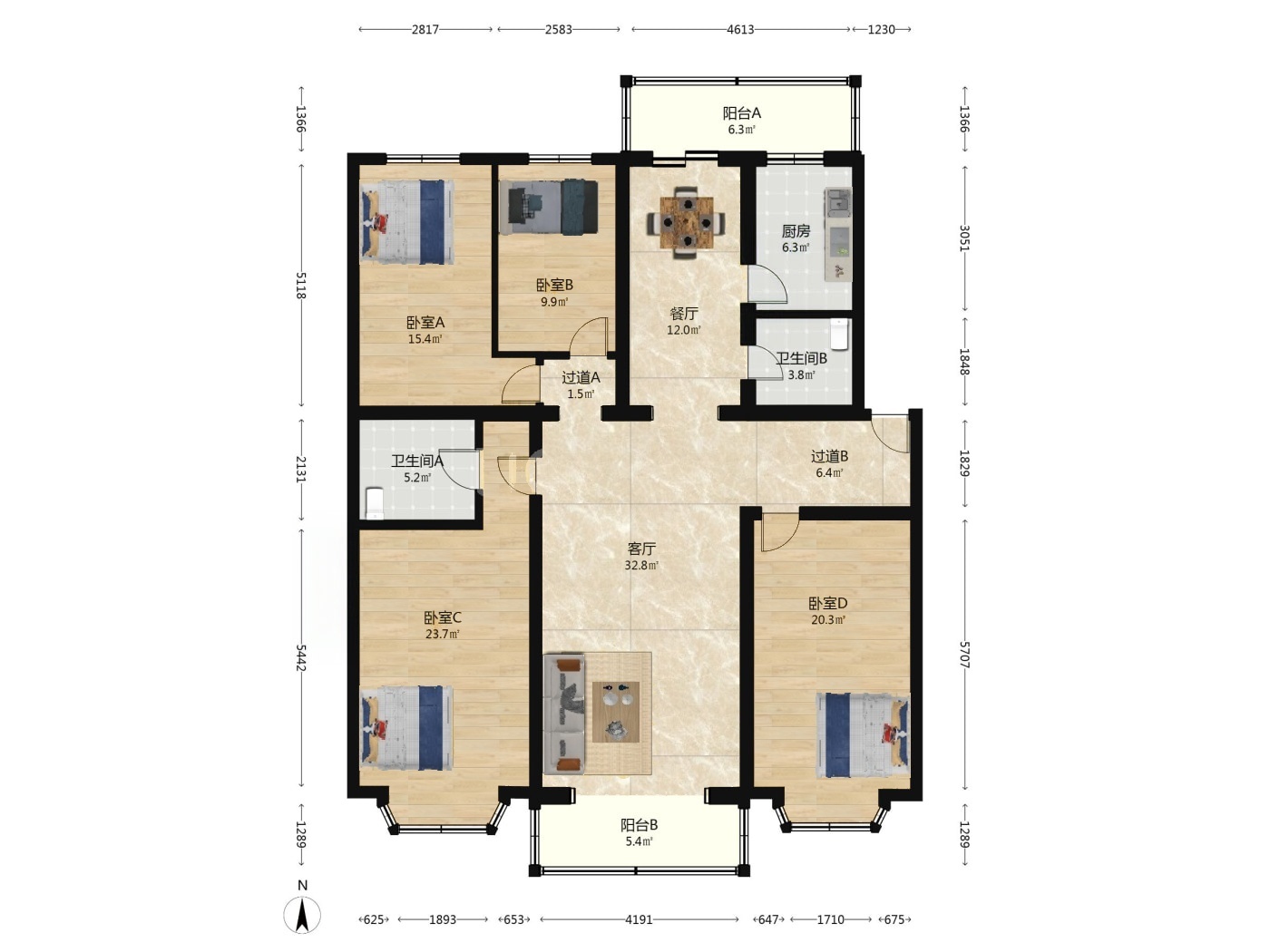 北京天通苑北一区二手房房源图片