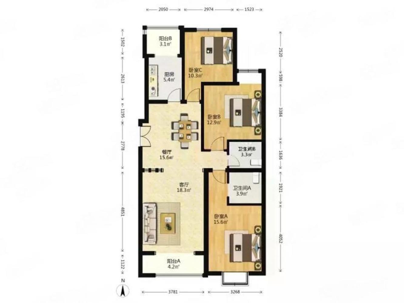 北京江南山水二手房房源图片