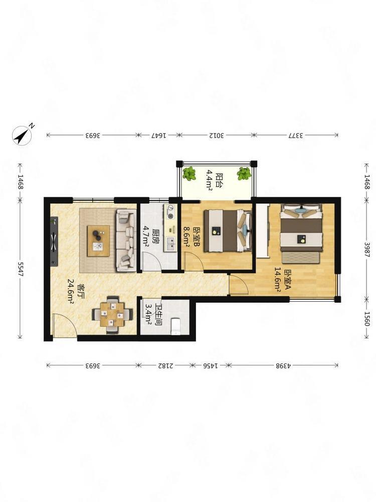 北京晨月园二手房房源图片